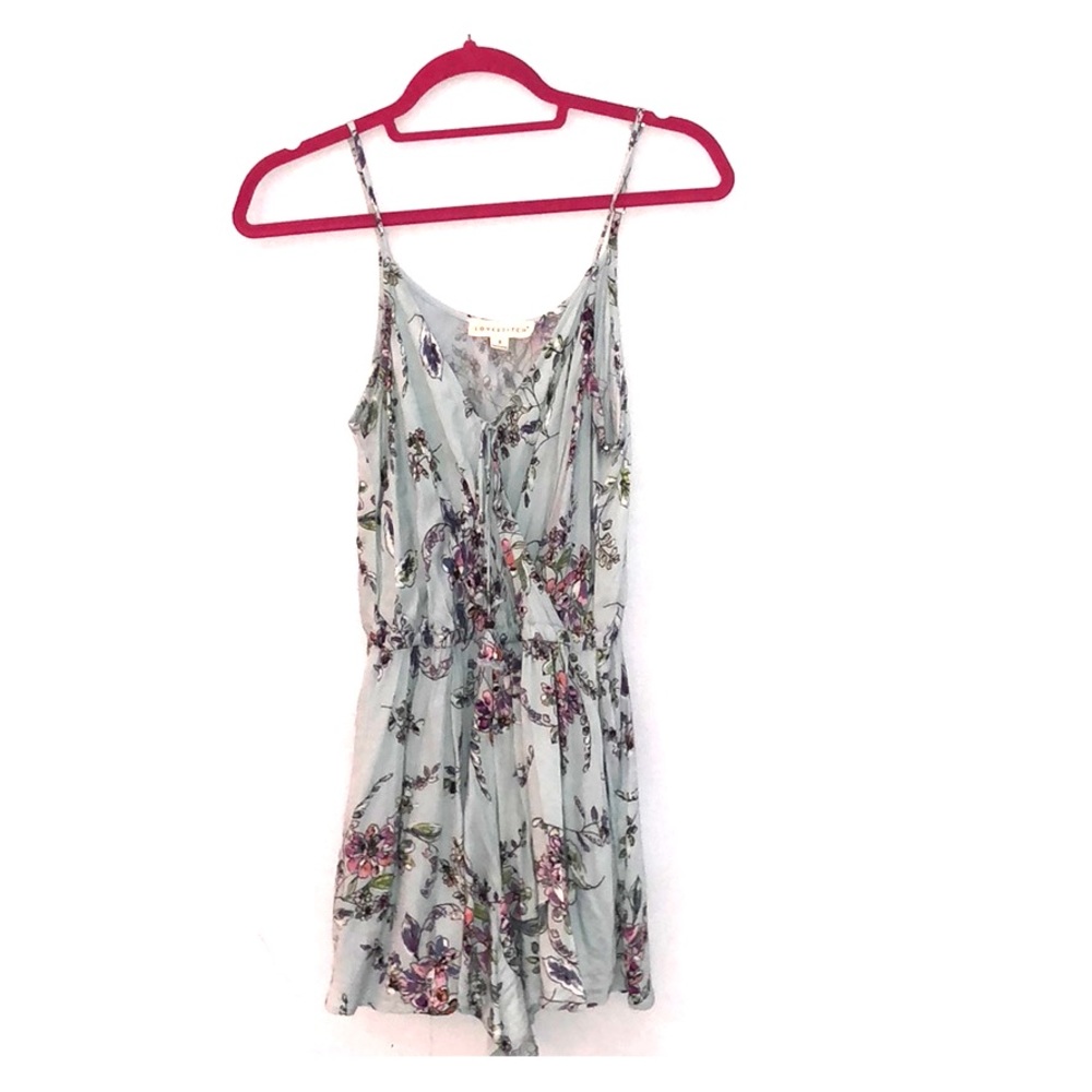 lovestich floral print romper!